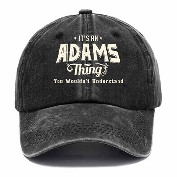 Adams Thing Washed Baseball Cap