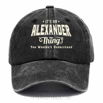 Alexander Thing Washed Baseball Cap