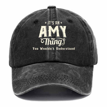 Amy Thing Washed Baseball Cap