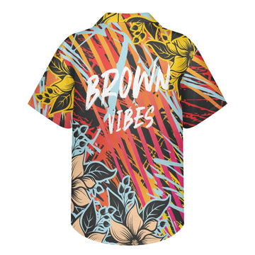 Brown Vibes Tropical Hawaiian Shirt