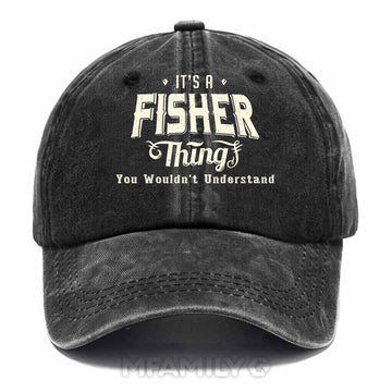 Fisher Thing Washed Baseball Cap