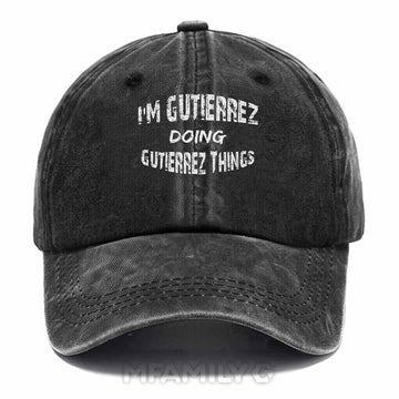 Gutierrez Doing Gutierrez Things Washed Baseball Cap