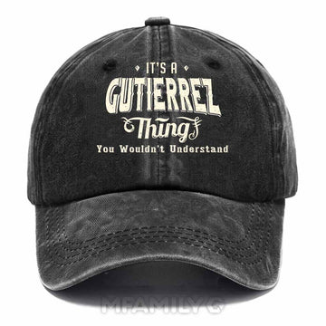 Gutierrez Thing Washed Baseball Cap