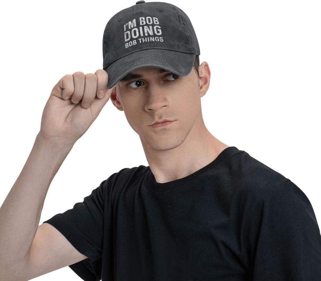 Personalized Im Bob Doing Bob Things Cap