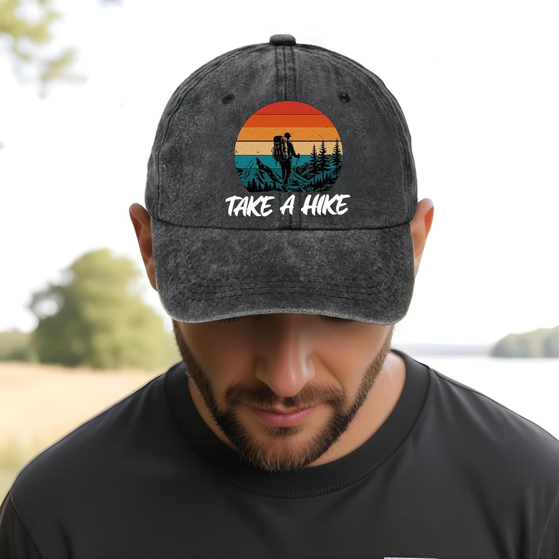 Take A Hike Vintage Washed Baseball Cap