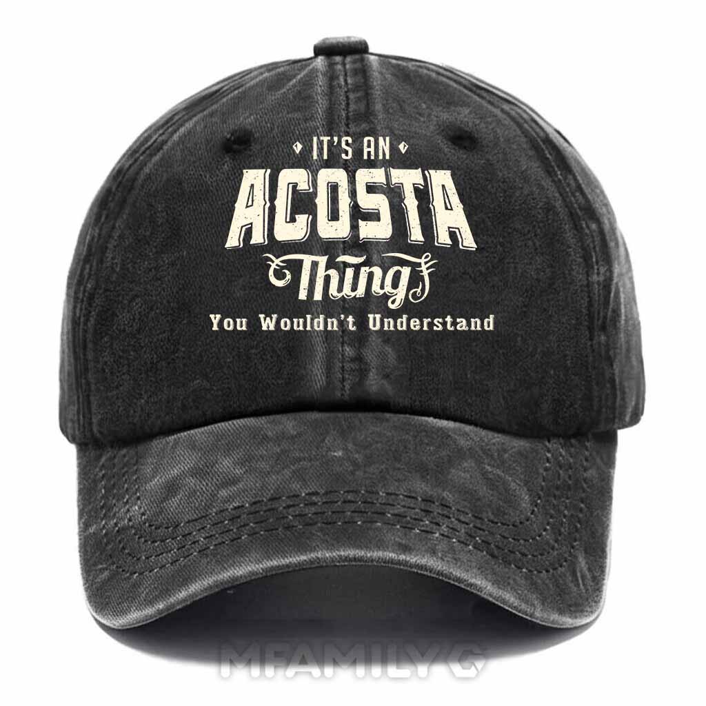 Acosta Thing Washed Baseball Cap