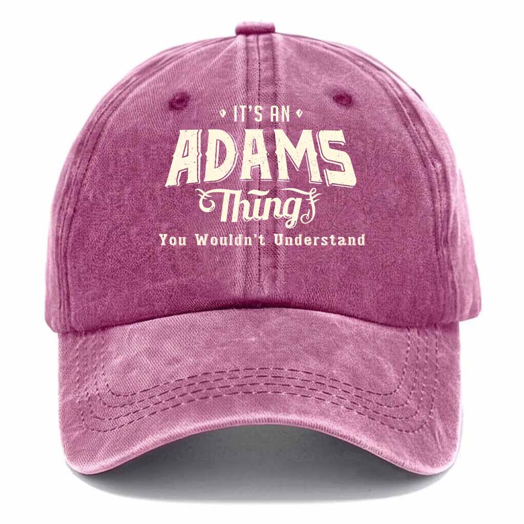 Adams Thing Washed Baseball Cap