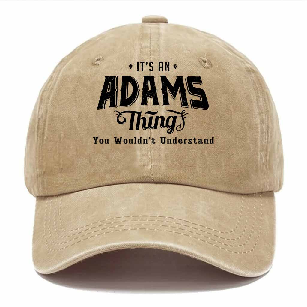 Adams Thing Washed Baseball Cap