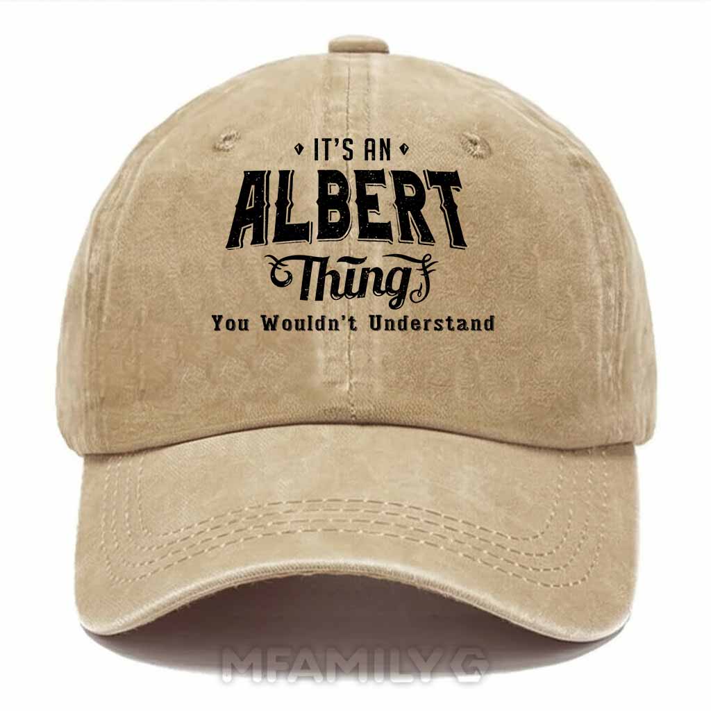 Albert Thing Washed Baseball Cap