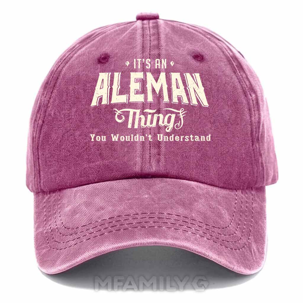 Aleman Thing Washed Baseball Cap
