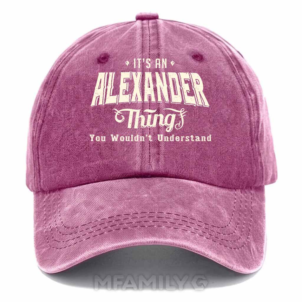 Alexander Thing Washed Baseball Cap