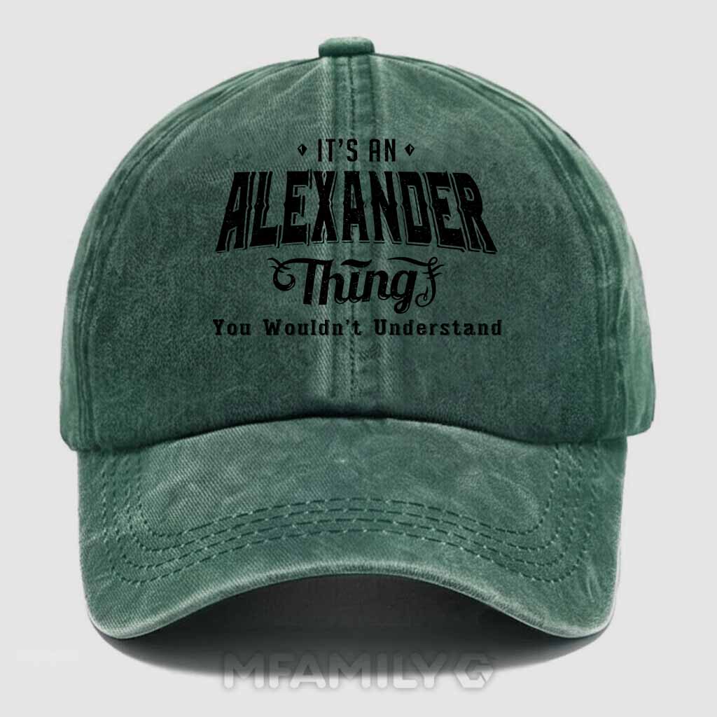 Alexander Thing Washed Baseball Cap