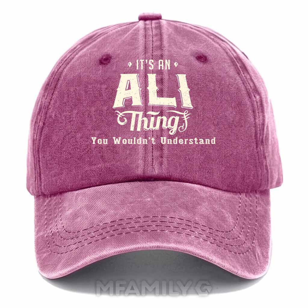 Ali Thing Washed Baseball Cap