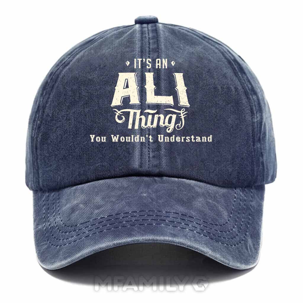 Ali Thing Washed Baseball Cap