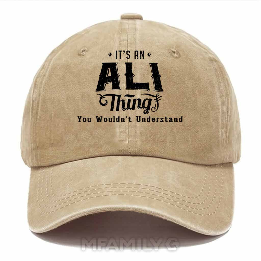 Ali Thing Washed Baseball Cap