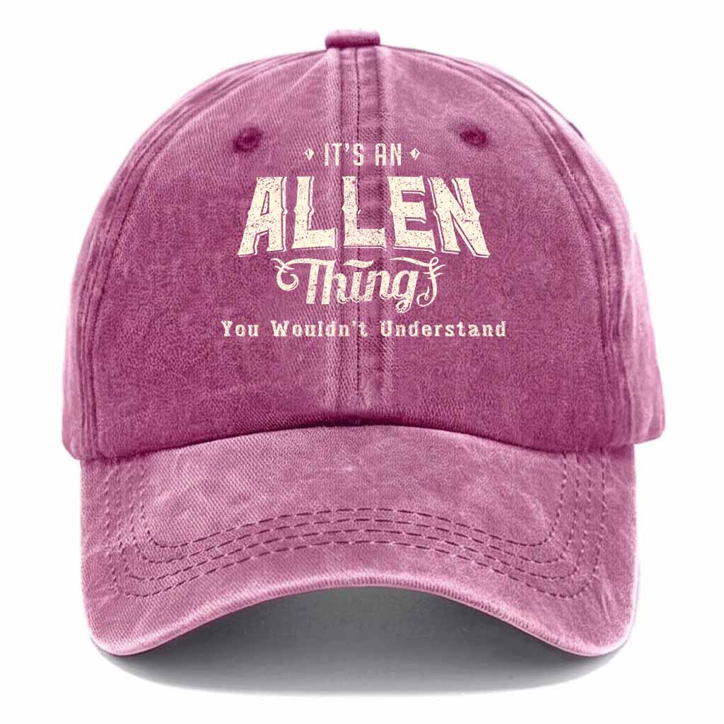 Allen Thing Washed Baseball Cap