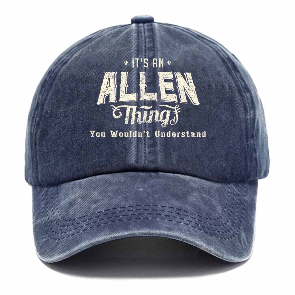 Allen Thing Washed Baseball Cap