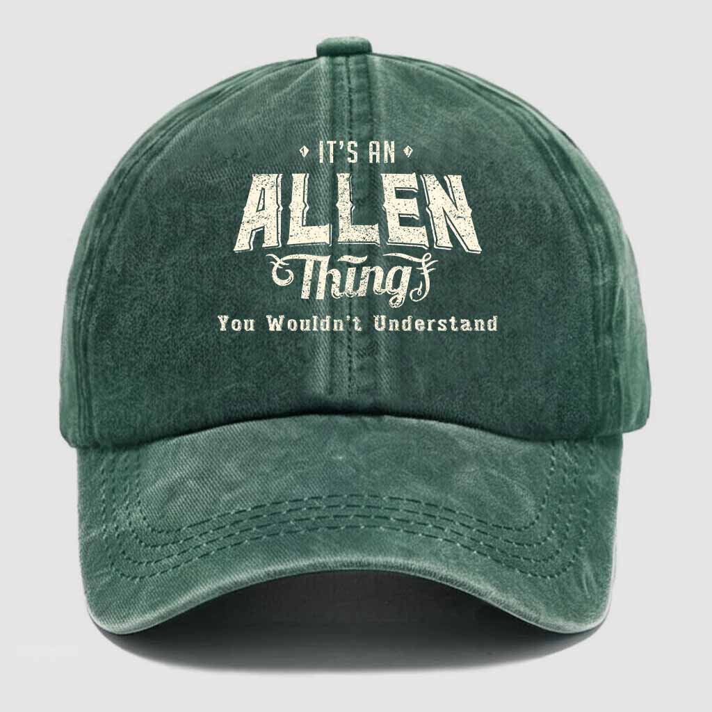 Allen Thing Washed Baseball Cap