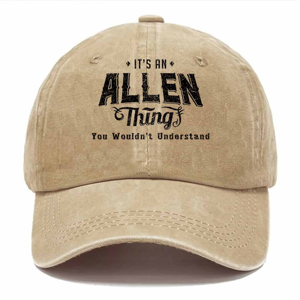 Allen Thing Washed Baseball Cap