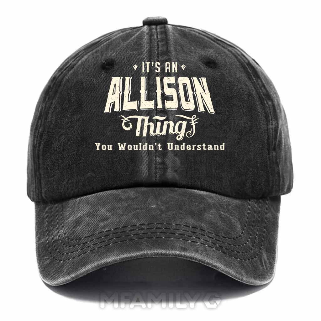 Allison Thing Washed Baseball Cap