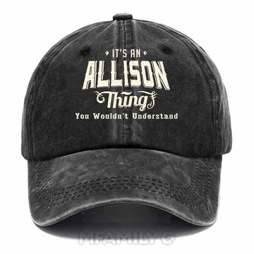 Allison Thing Washed Baseball Cap