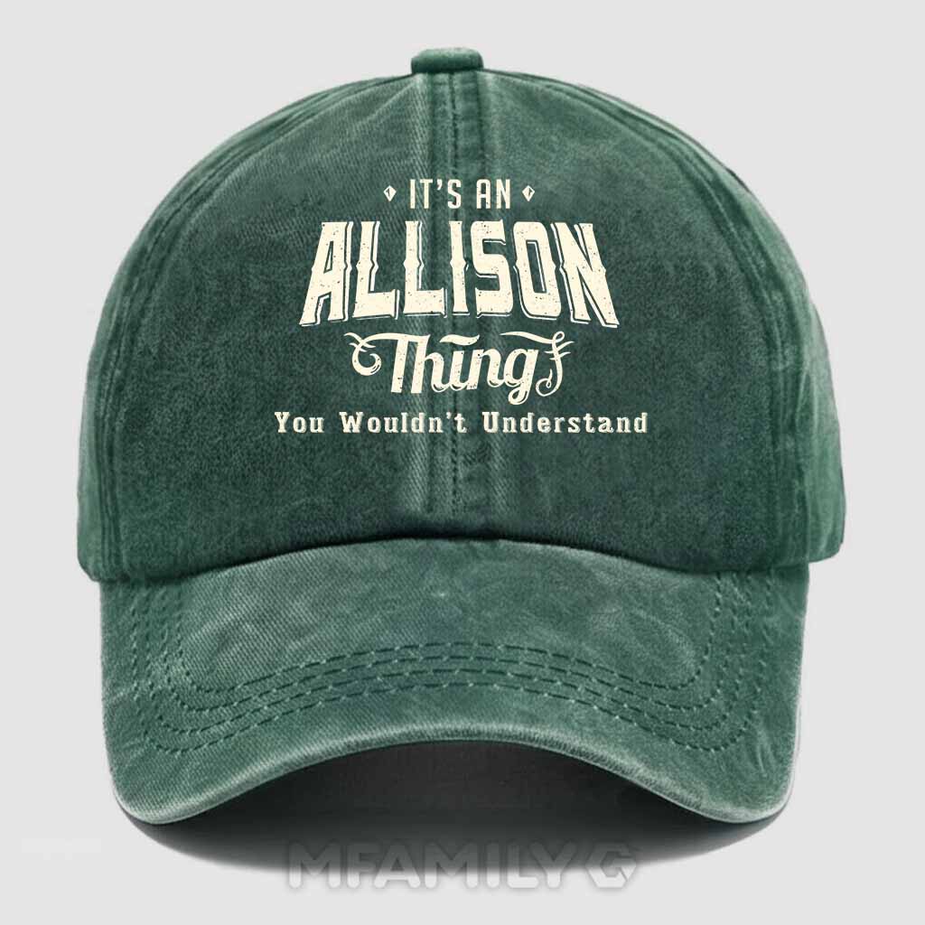 Allison Thing Washed Baseball Cap