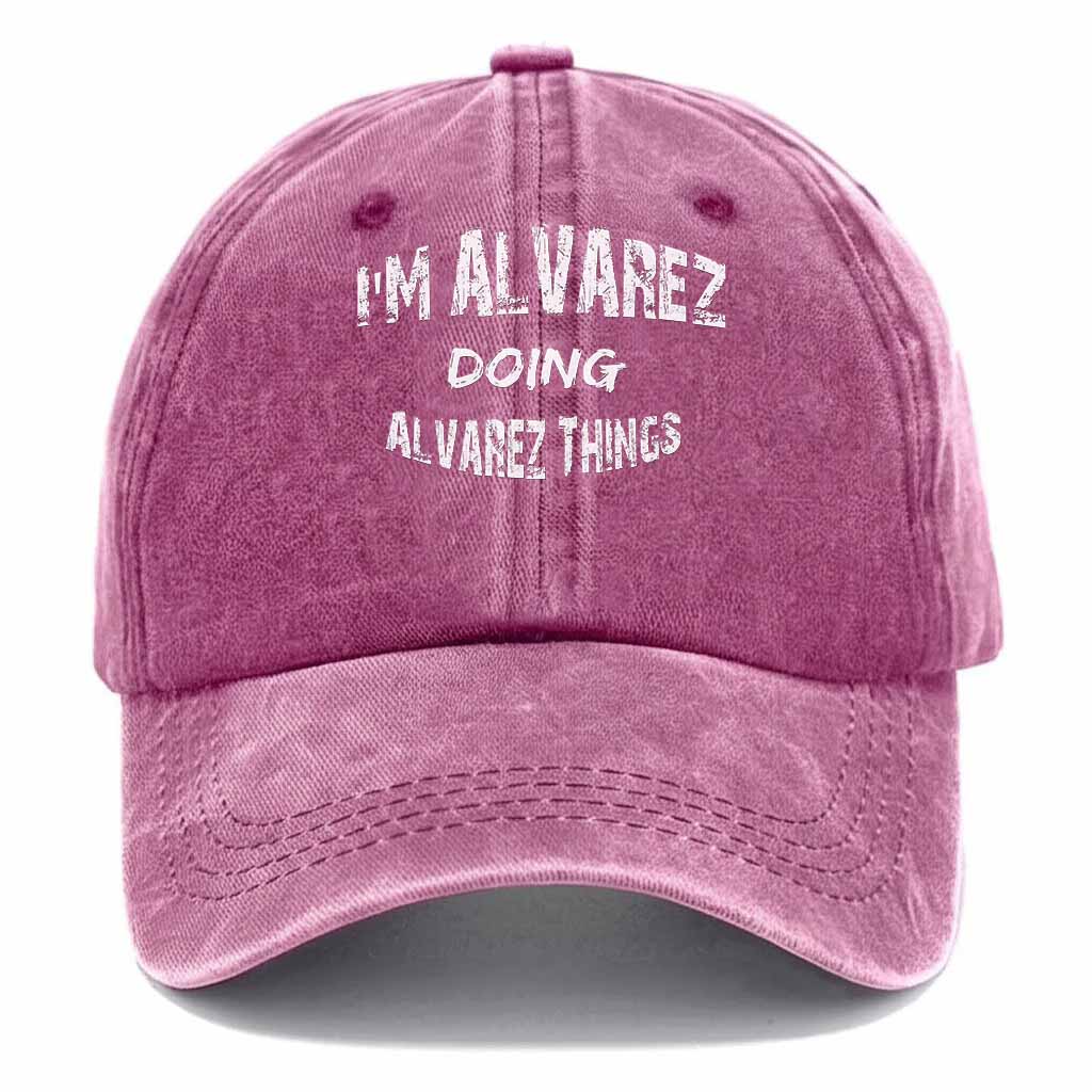 Alvarez Doing Alvarez Things Washed Baseball Cap
