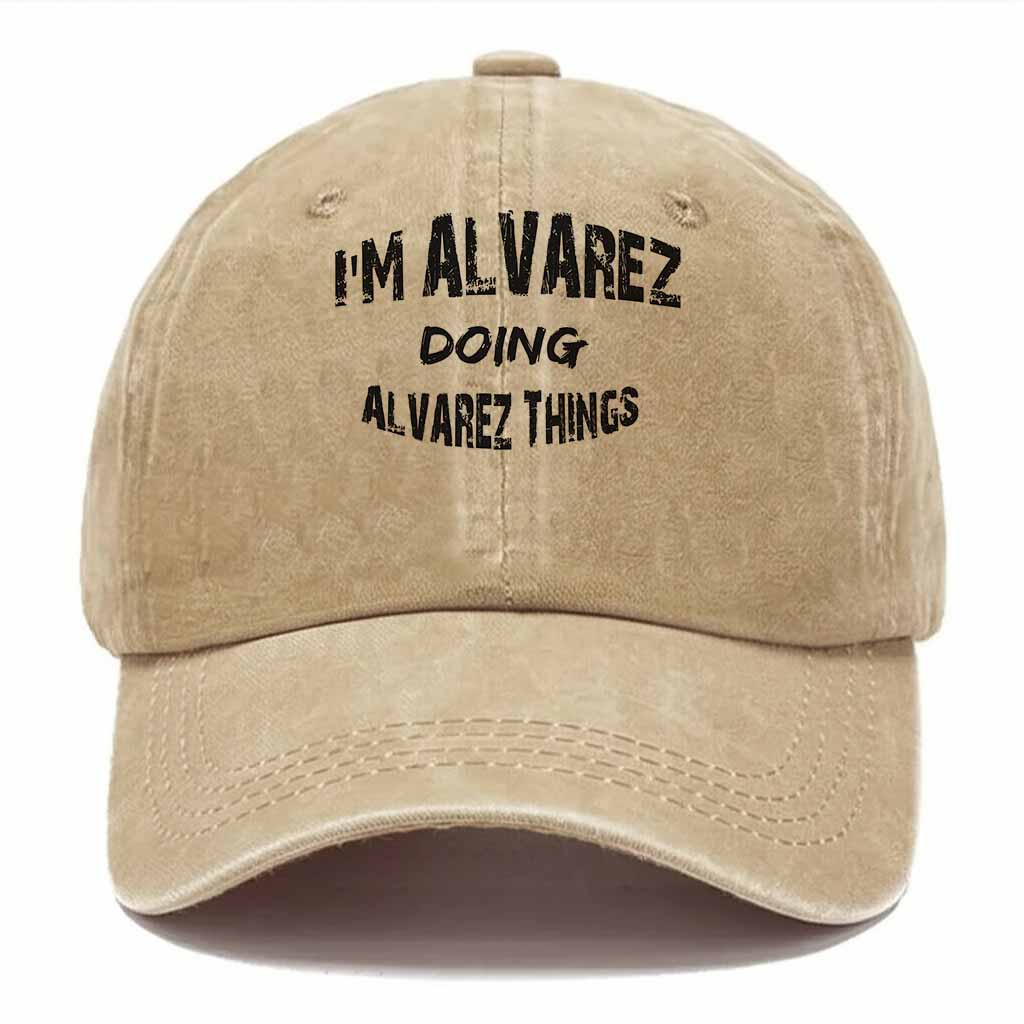 Alvarez Doing Alvarez Things Washed Baseball Cap