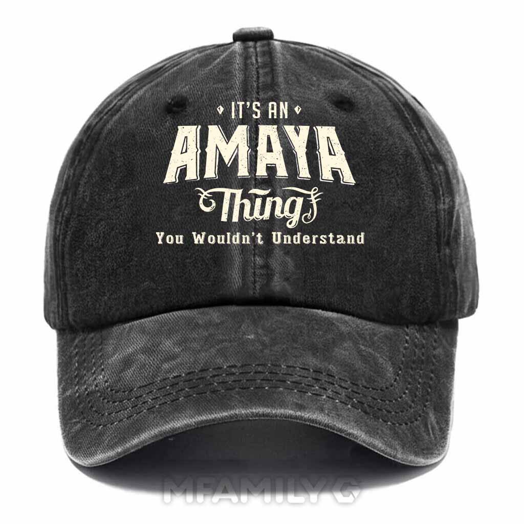 Amaya Thing Washed Baseball Cap