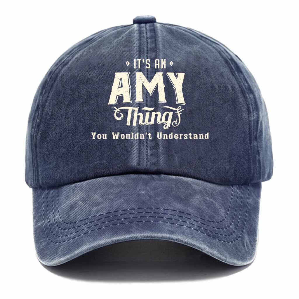 Amy Thing Washed Baseball Cap