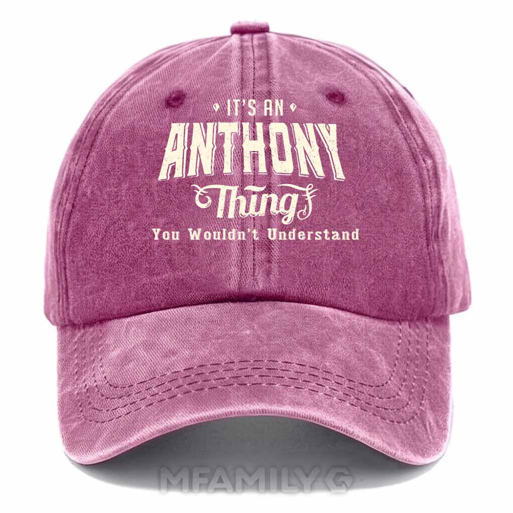 Anthony Thing Washed Baseball Cap