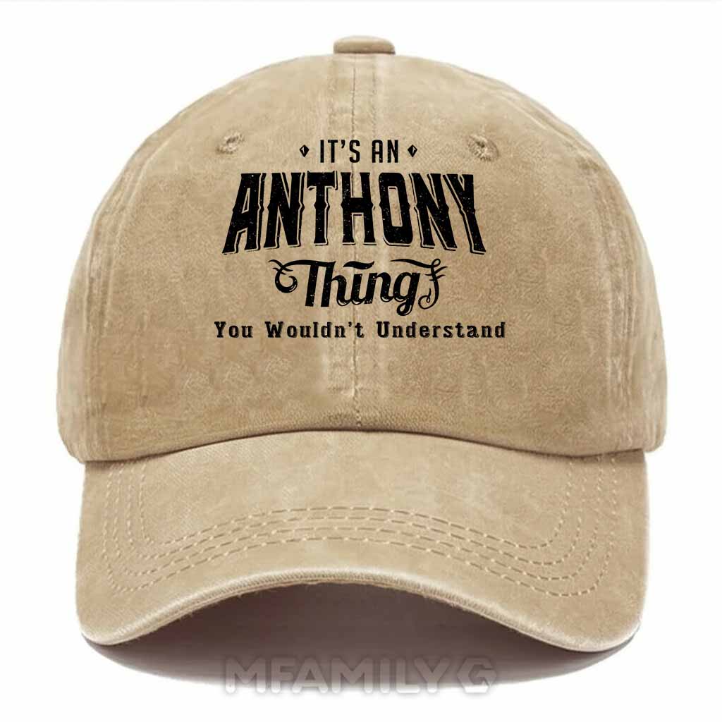 Anthony Thing Washed Baseball Cap