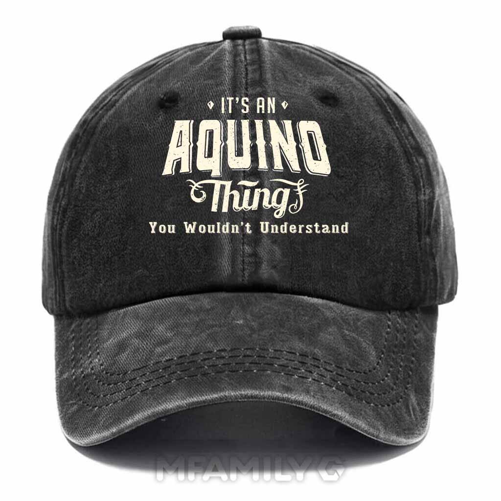 Aquino Thing Washed Baseball Cap