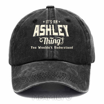 Ashley Thing Washed Baseball Cap