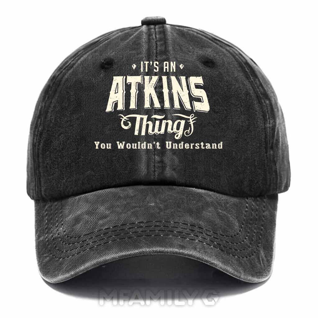 Atkins Thing Washed Baseball Cap