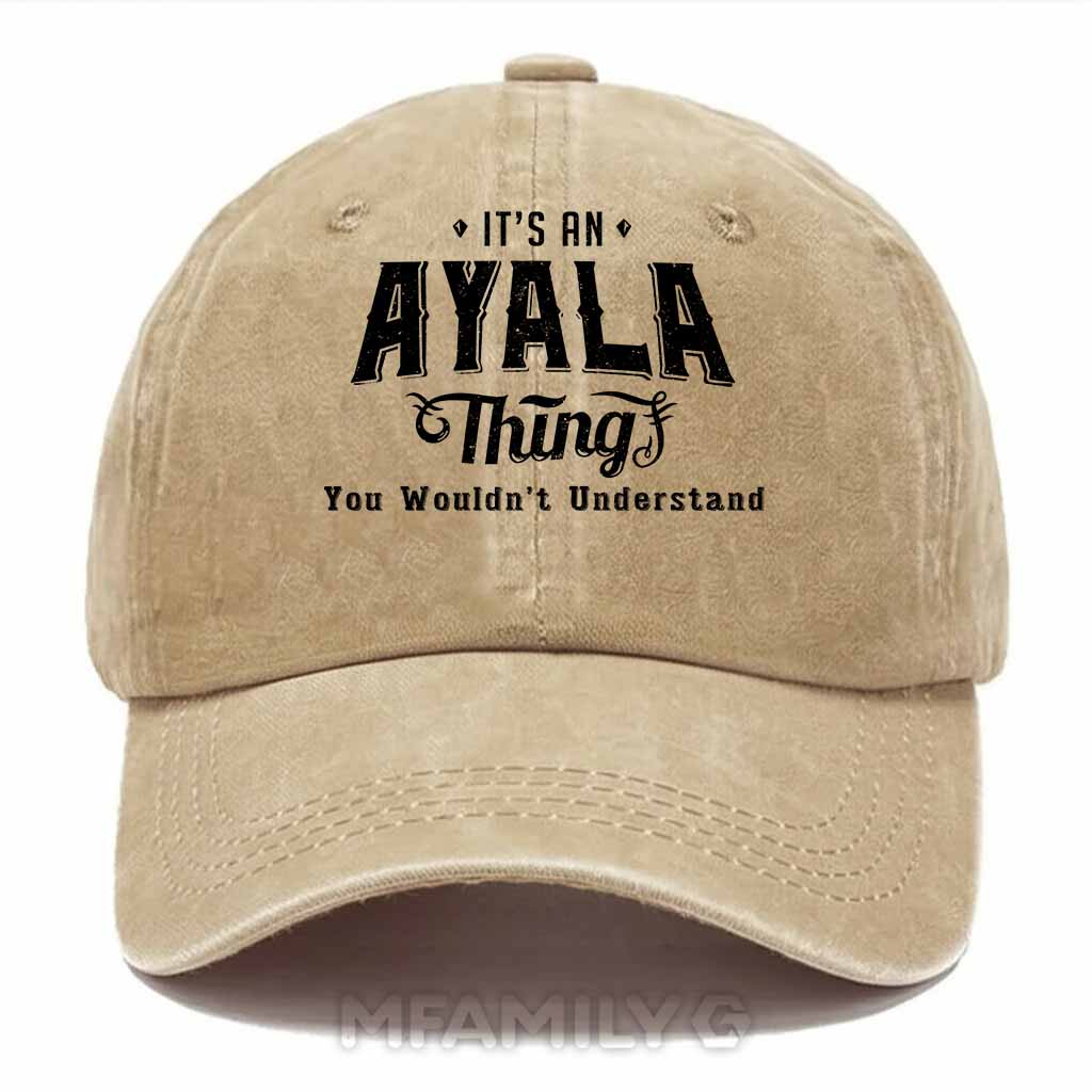 Ayala Thing Washed Baseball Cap