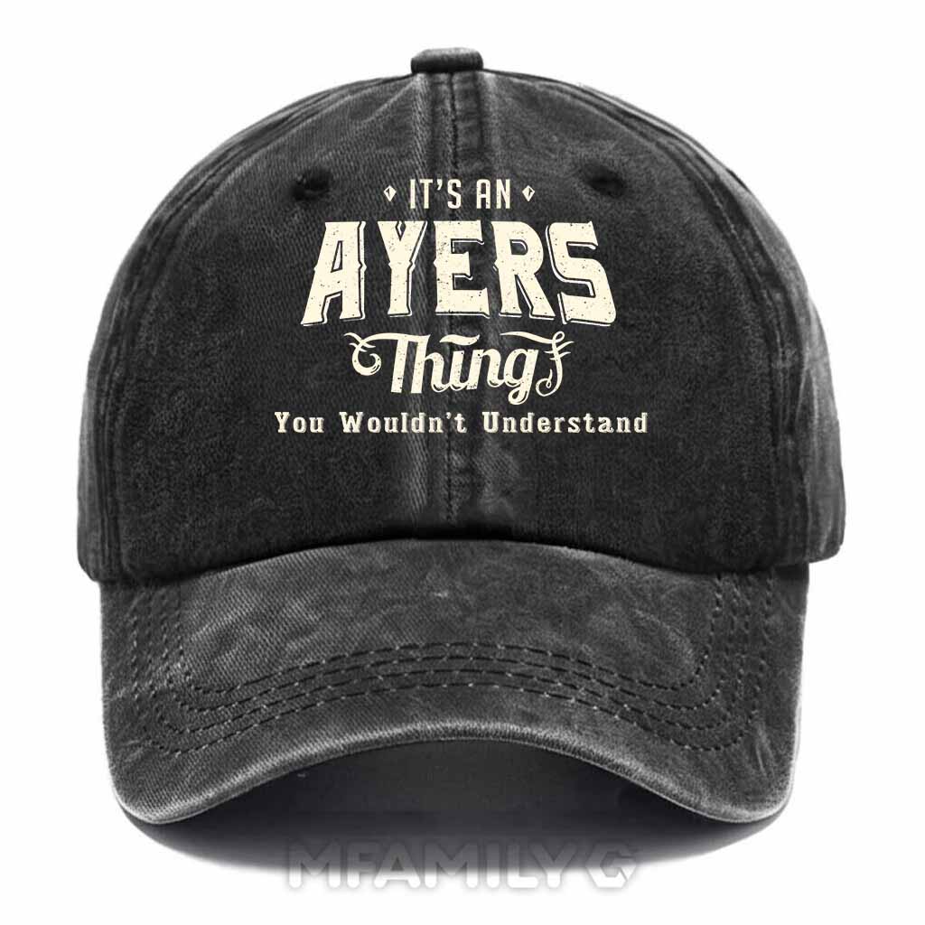 Ayers Thing Washed Baseball Cap