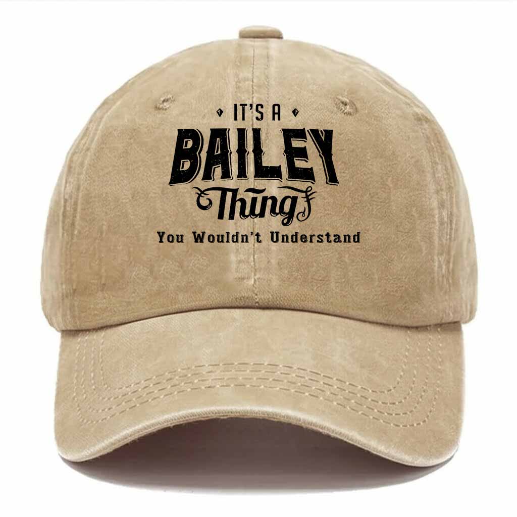 Bailey Thing Washed Baseball Cap