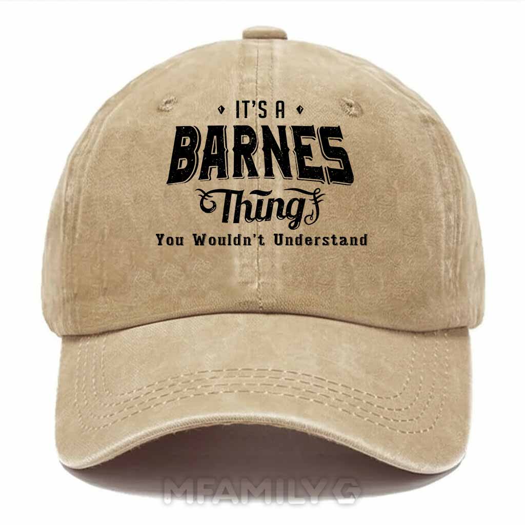 Barnes Thing Washed Baseball Cap