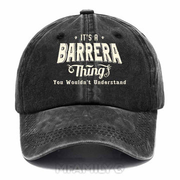Barrera Thing Washed Baseball Cap