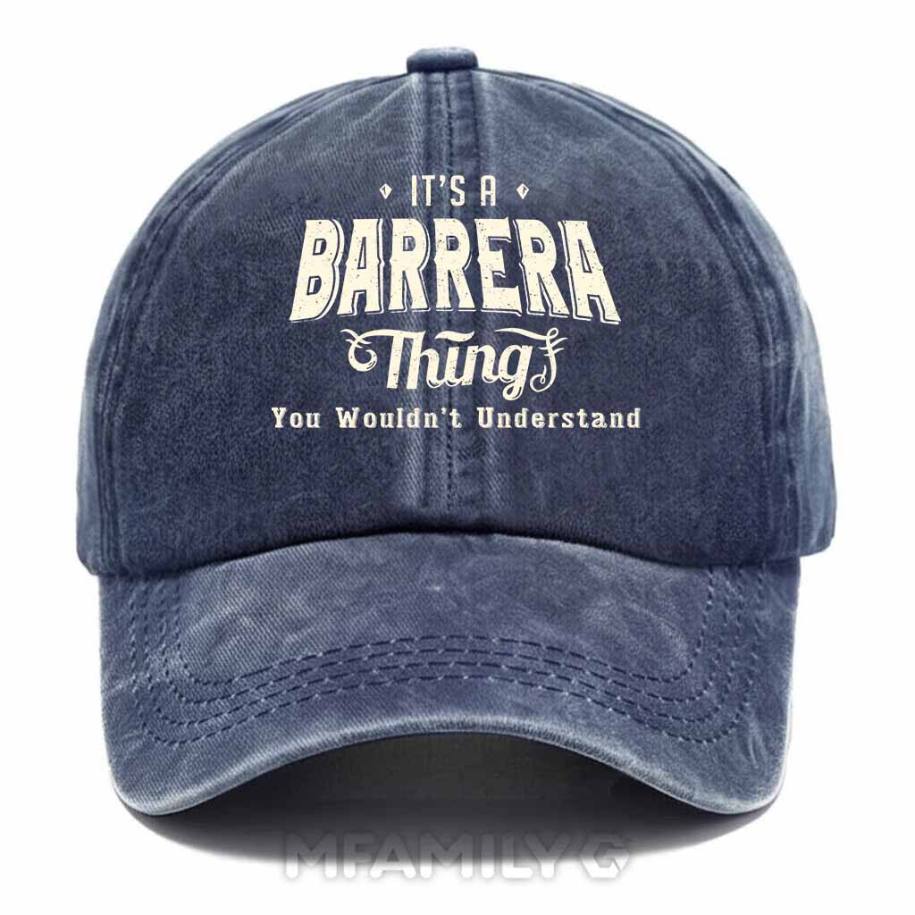 Barrera Thing Washed Baseball Cap