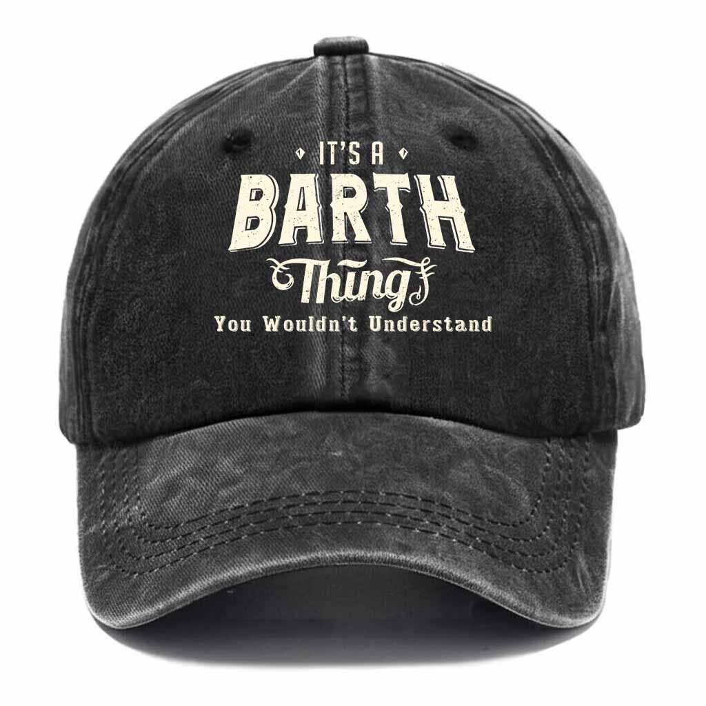 Barth Thing Washed Baseball Cap