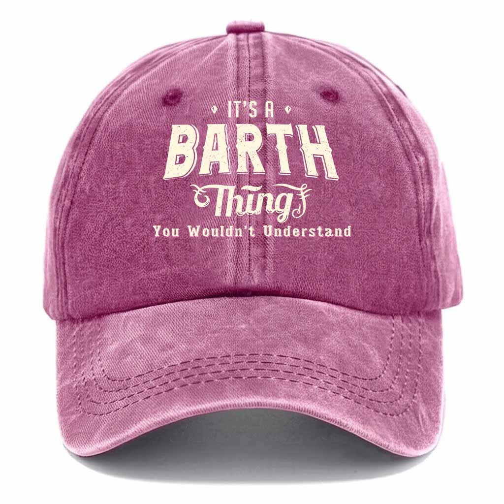 Barth Thing Washed Baseball Cap