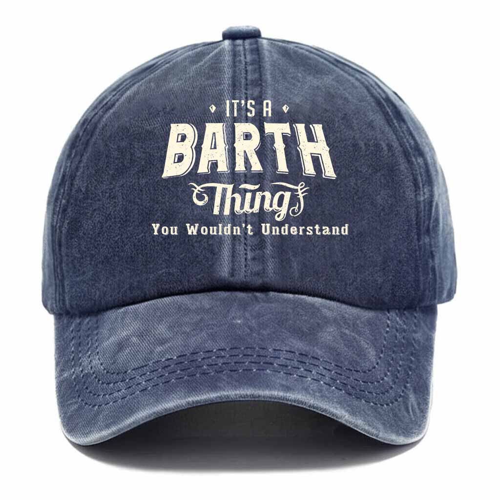 Barth Thing Washed Baseball Cap