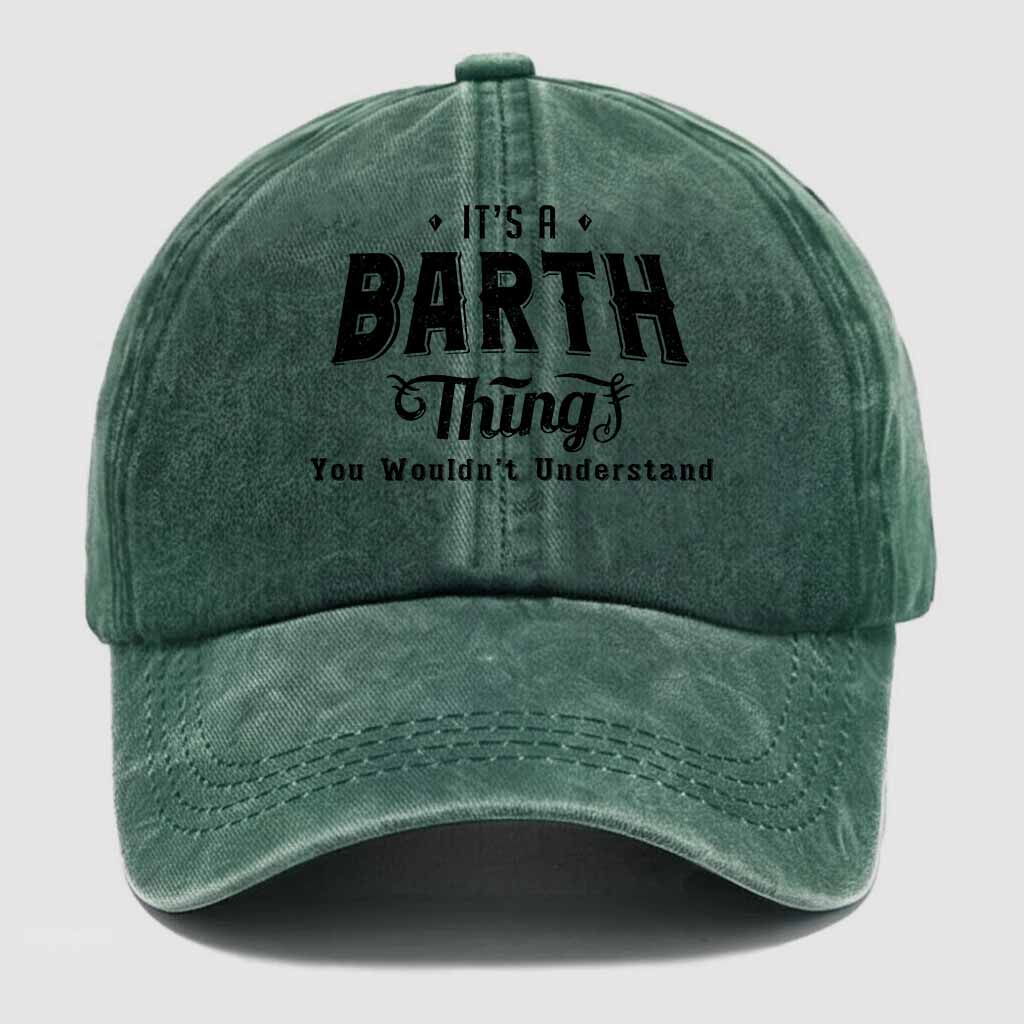 Barth Thing Washed Baseball Cap
