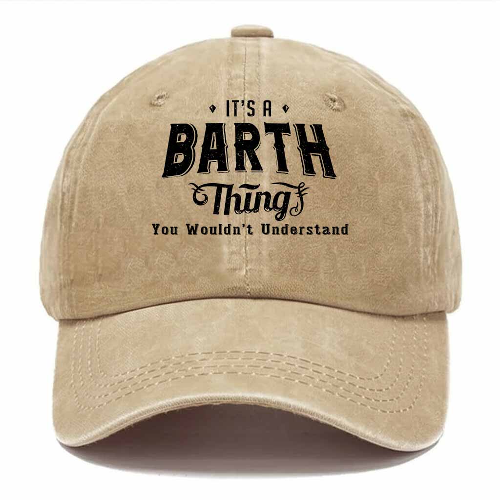 Barth Thing Washed Baseball Cap