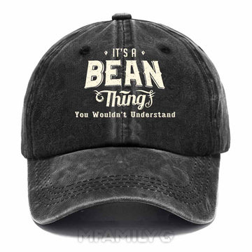 Bean Thing Washed Baseball Cap