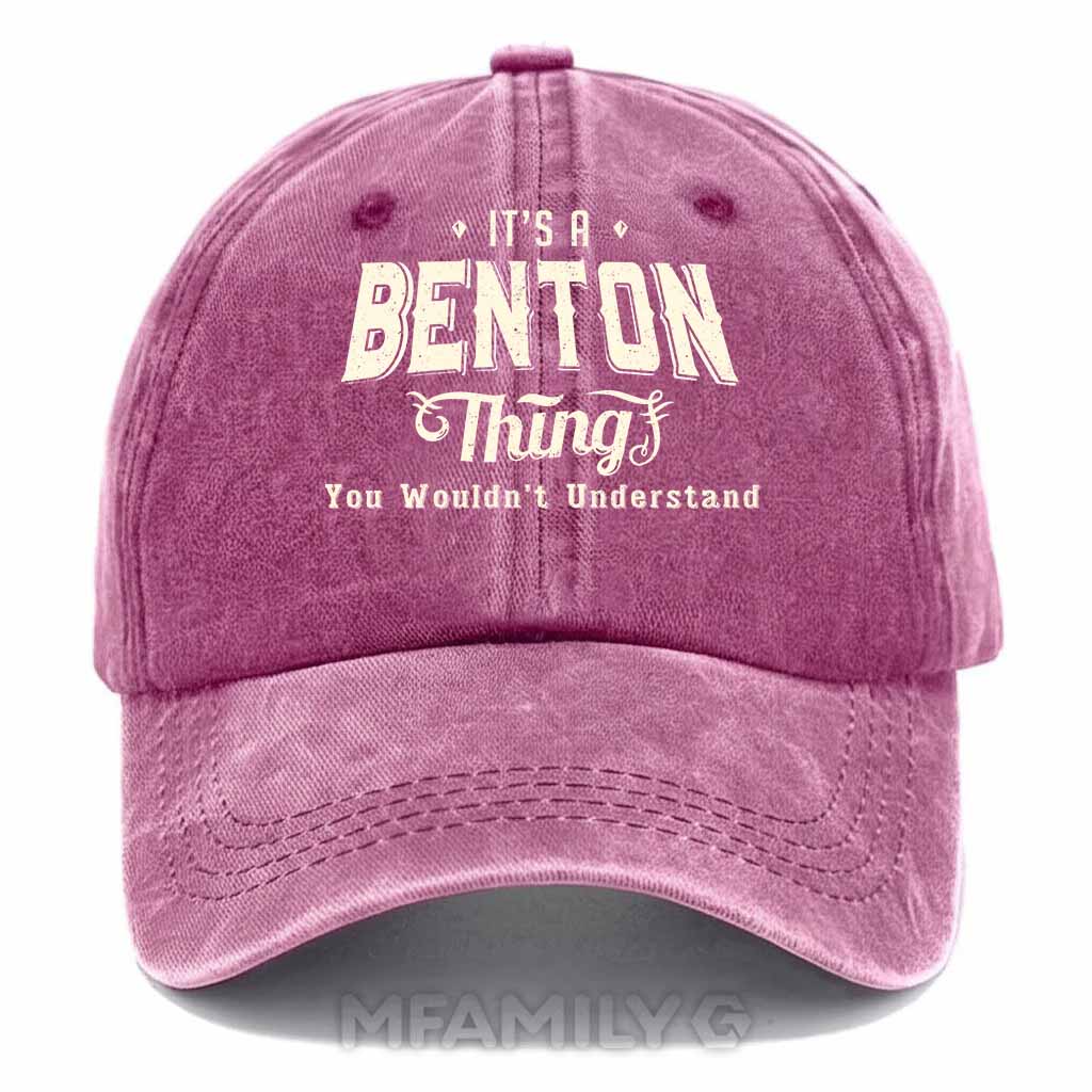 Benton Thing Washed Baseball Cap