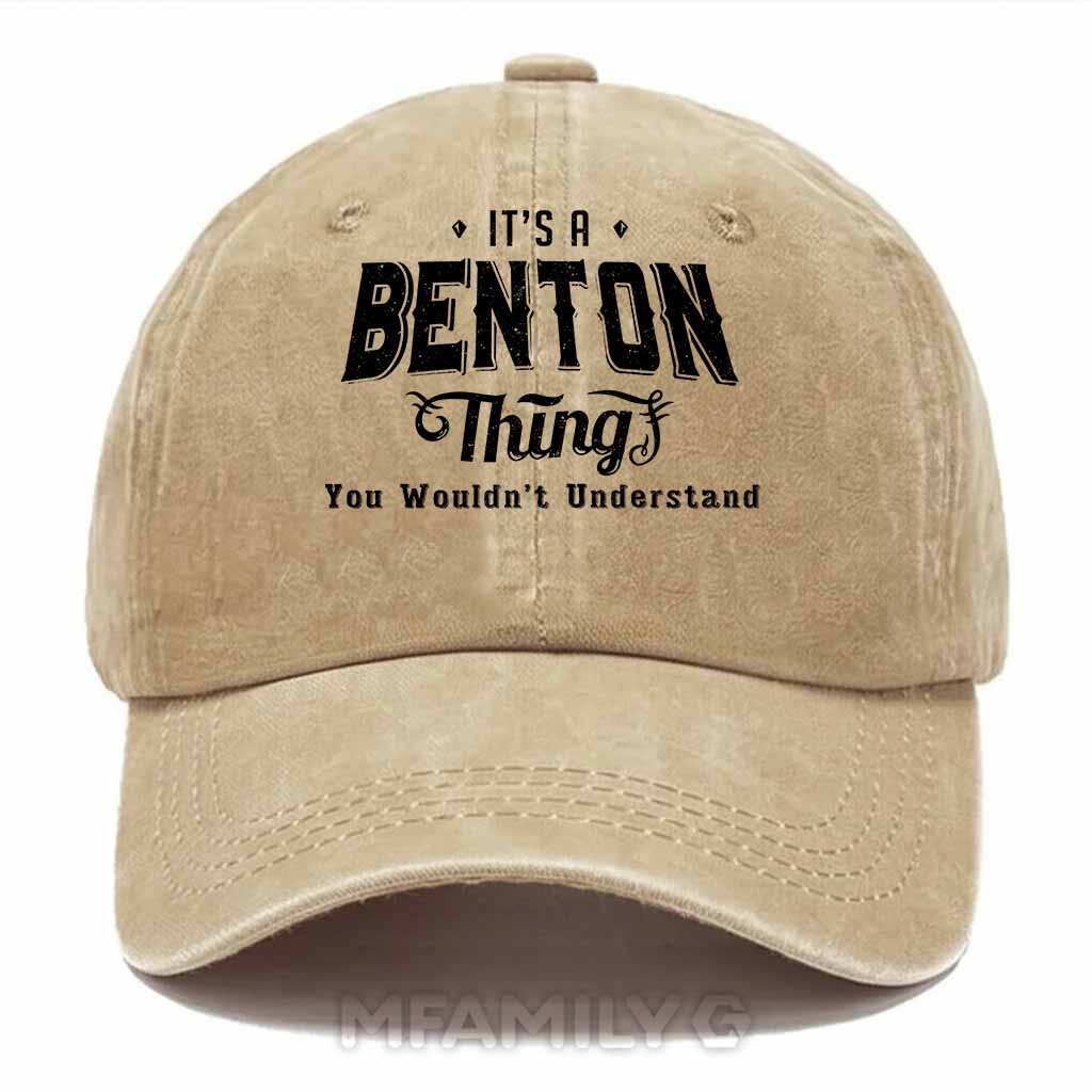 Benton Thing Washed Baseball Cap