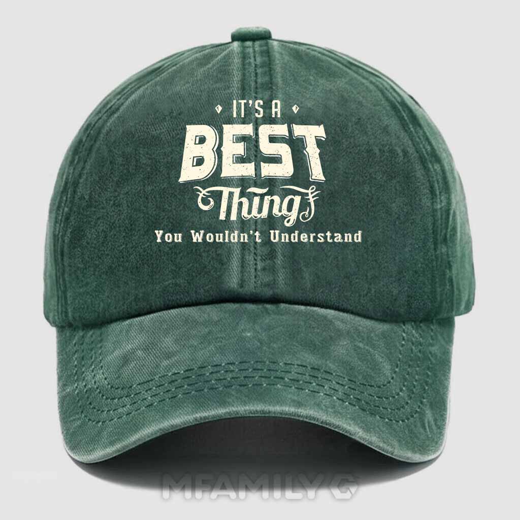 Best Thing Washed Baseball Cap